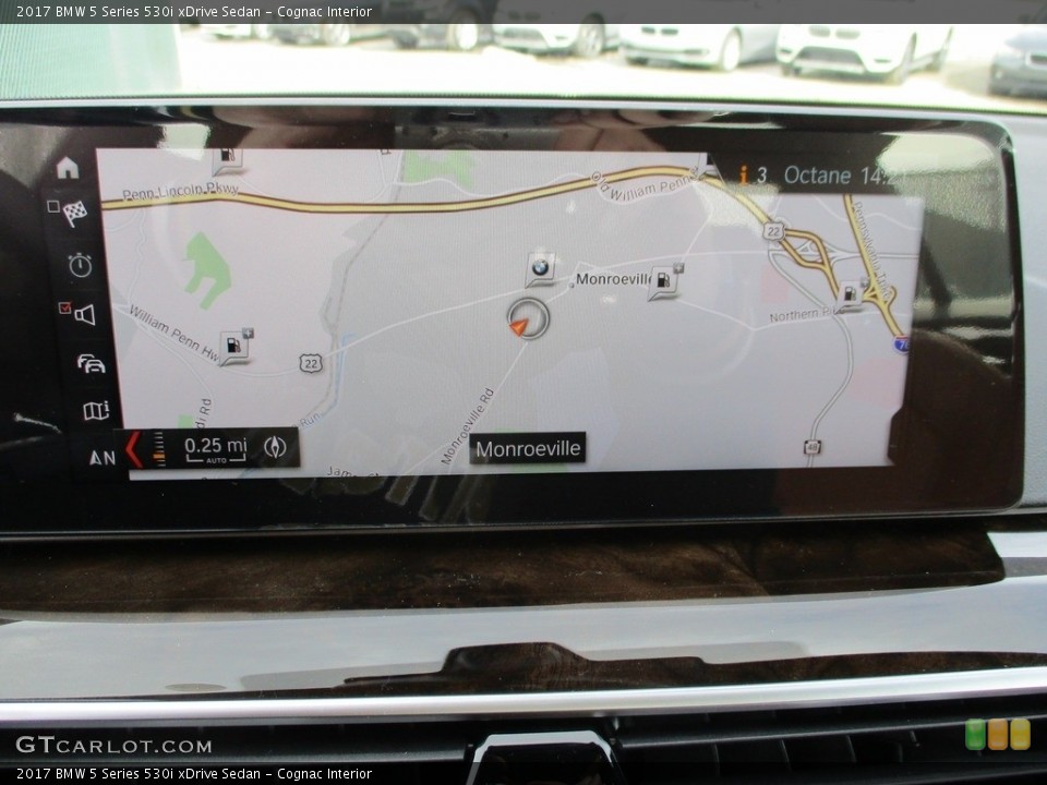 Cognac Interior Navigation for the 2017 BMW 5 Series 530i xDrive Sedan #119232791