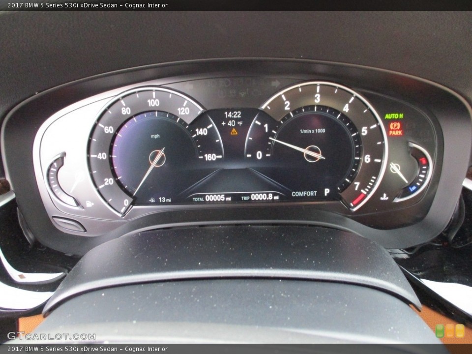 Cognac Interior Gauges for the 2017 BMW 5 Series 530i xDrive Sedan #119232902