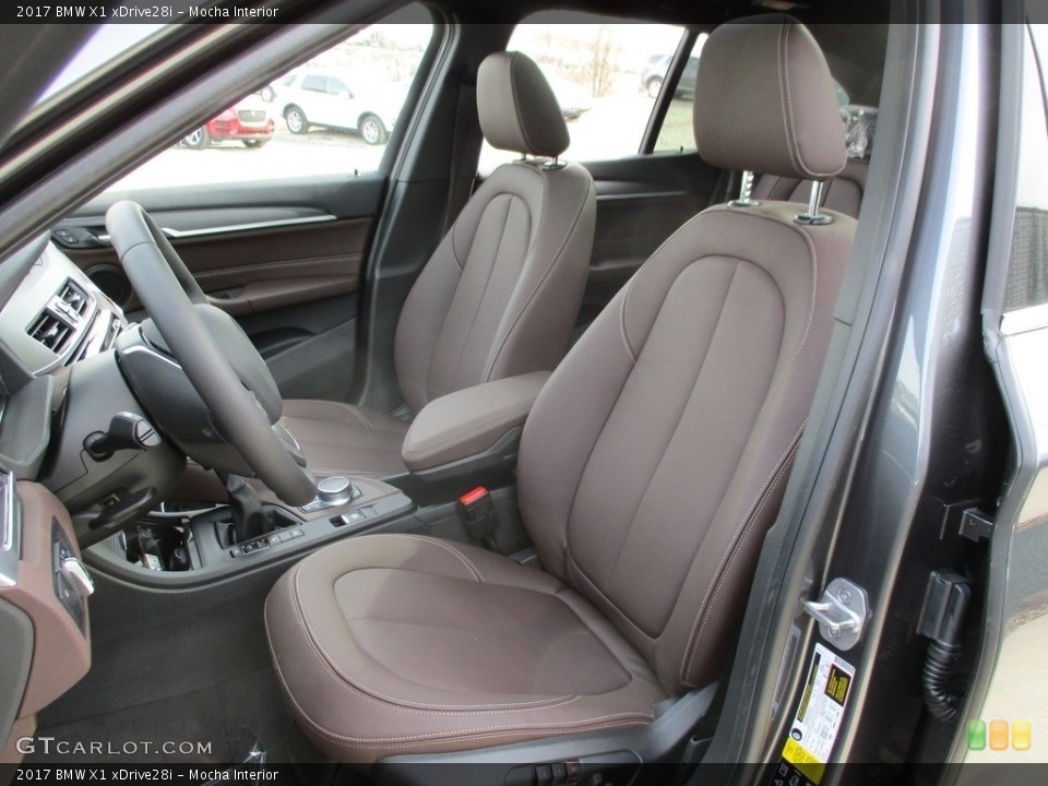 Mocha Interior Front Seat for the 2017 BMW X1 xDrive28i #119233622