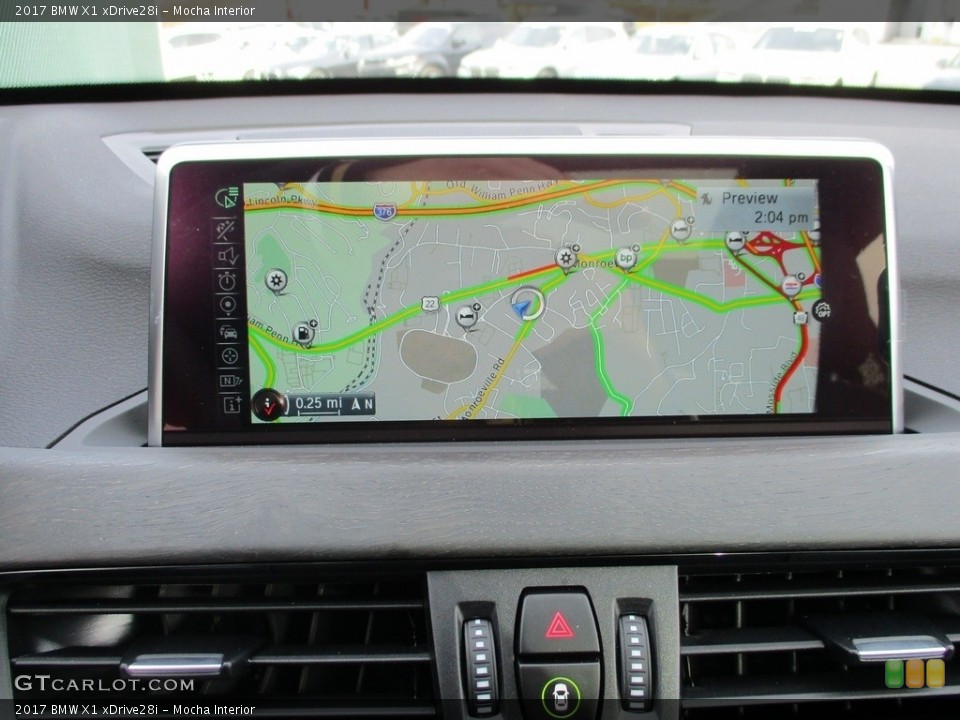 Mocha Interior Navigation for the 2017 BMW X1 xDrive28i #119233682