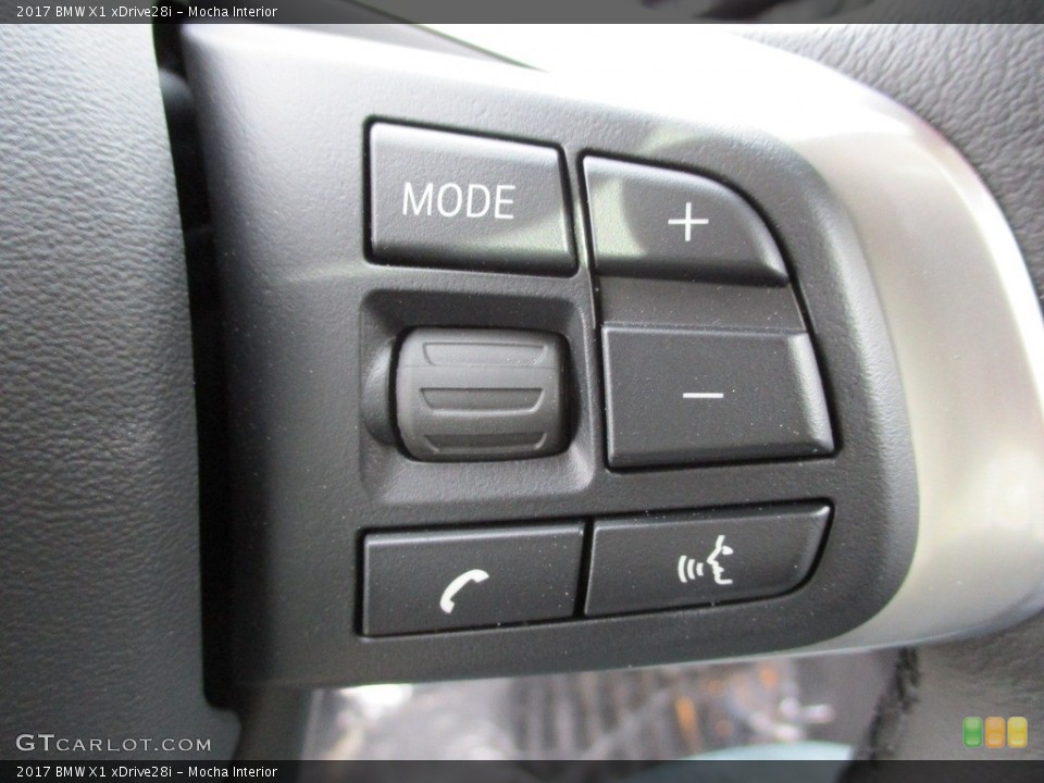 Mocha Interior Controls for the 2017 BMW X1 xDrive28i #119234192