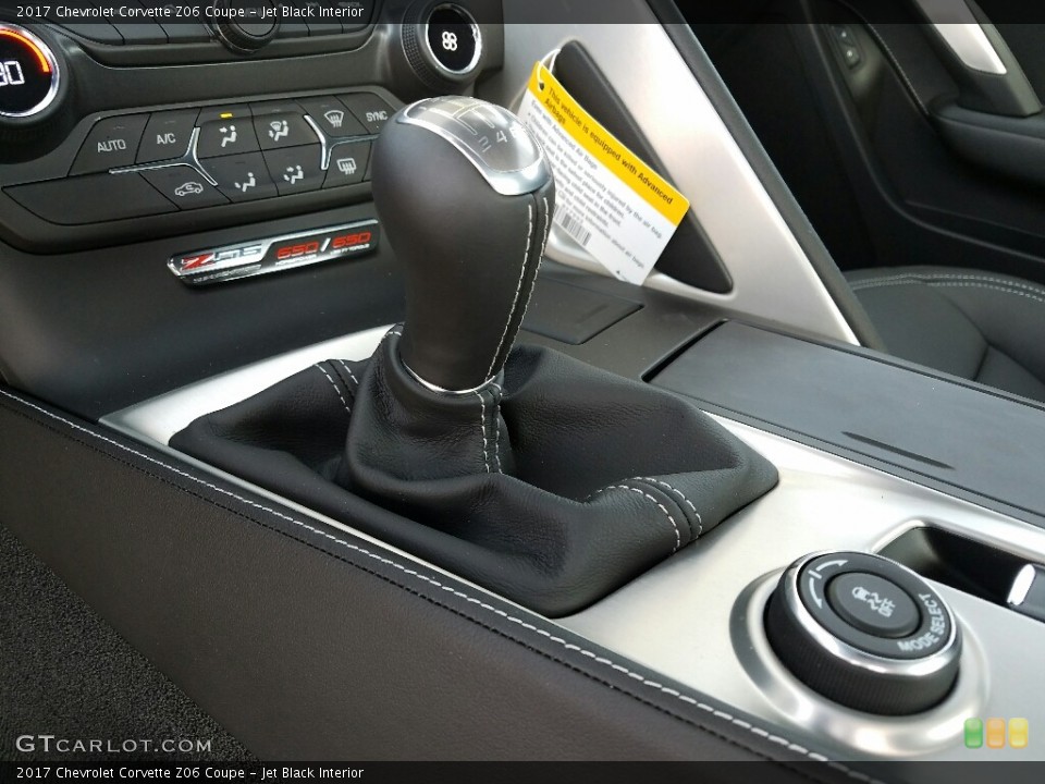 Jet Black Interior Transmission for the 2017 Chevrolet Corvette Z06 Coupe #119239613