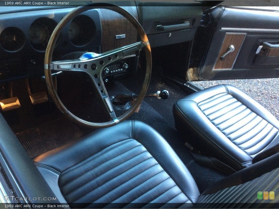 Black Interior Photo for the 1969 AMC AMX Coupe #119242573