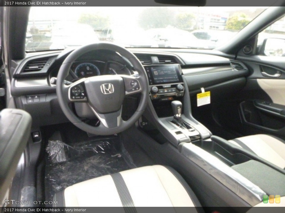 Ivory Interior Photo for the 2017 Honda Civic EX Hatchback #119242909