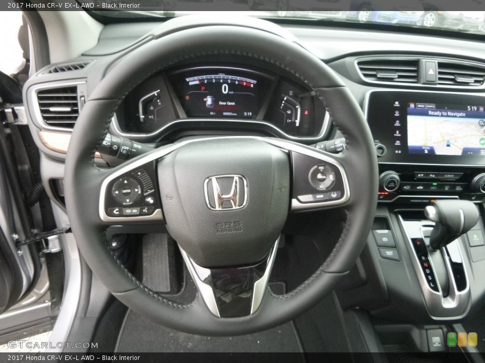 Black Interior Dashboard for the 2017 Honda CR-V EX-L AWD #119245236