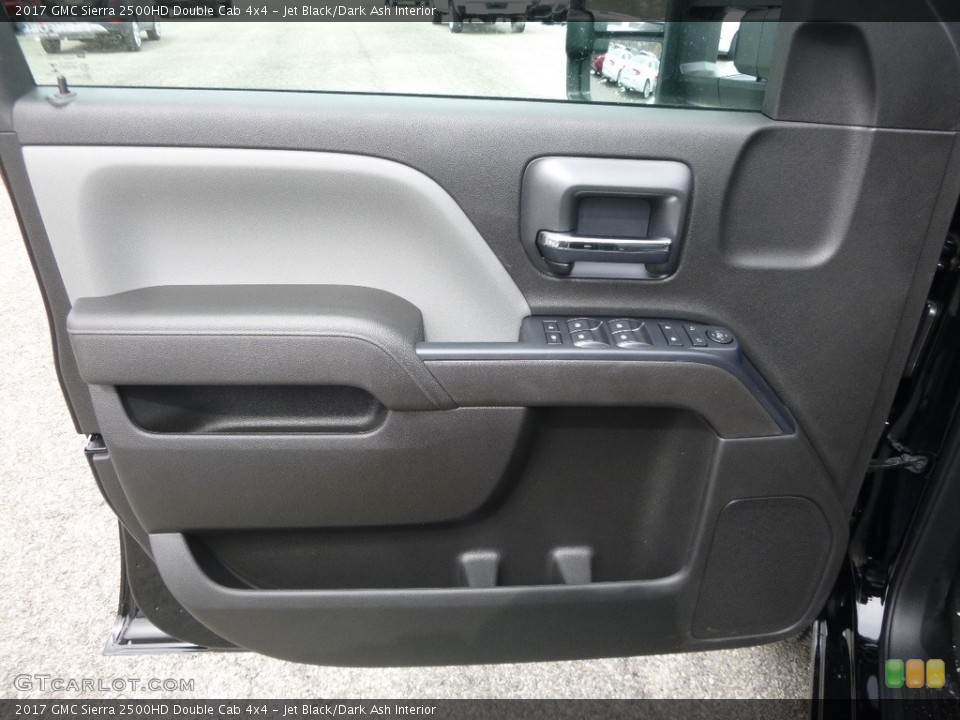 Jet Black/Dark Ash Interior Door Panel for the 2017 GMC Sierra 2500HD Double Cab 4x4 #119250249