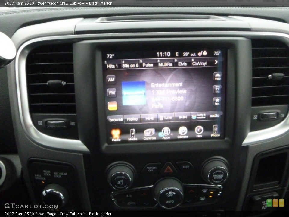 Black Interior Controls for the 2017 Ram 2500 Power Wagon Crew Cab 4x4 #119255139
