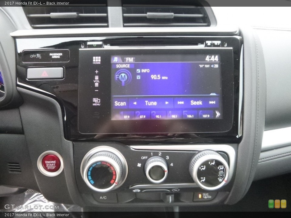 Black Interior Controls for the 2017 Honda Fit EX-L #119258940