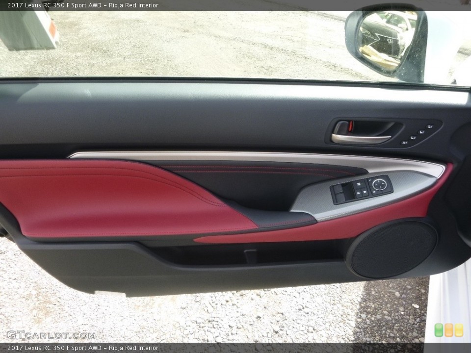 Rioja Red Interior Door Panel for the 2017 Lexus RC 350 F Sport AWD #119259924