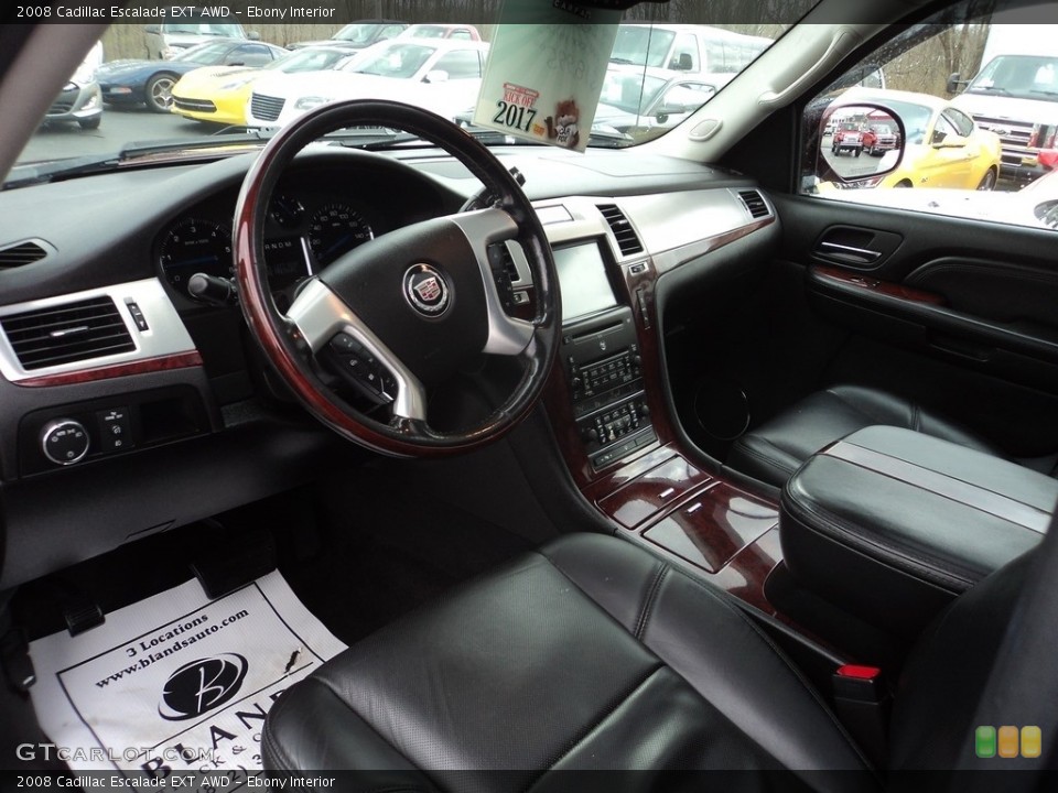 Ebony Interior Photo for the 2008 Cadillac Escalade EXT AWD #119260677