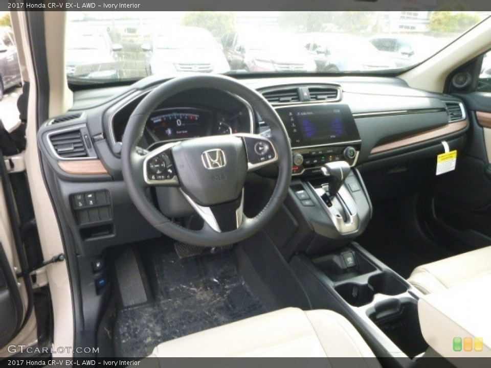 Ivory Interior Photo for the 2017 Honda CR-V EX-L AWD #119261805