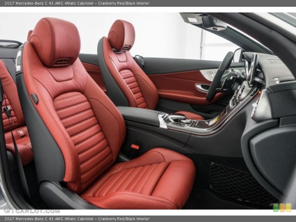 Cranberry Red/Black Interior Photo for the 2017 Mercedes-Benz C 43 AMG 4Matic Cabriolet #119270269