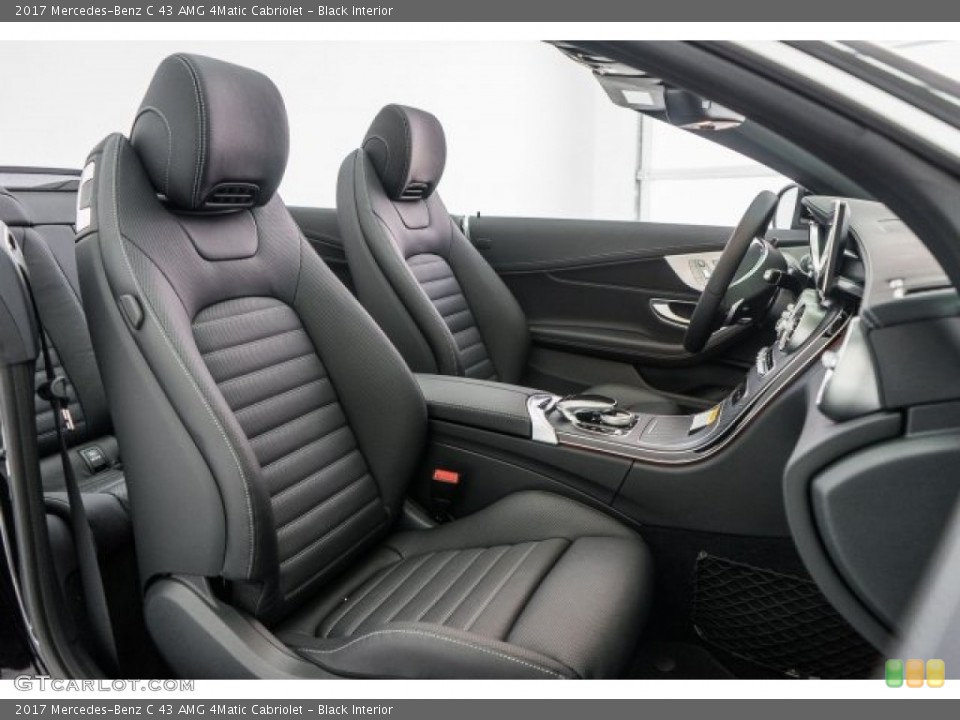 Black Interior Photo for the 2017 Mercedes-Benz C 43 AMG 4Matic Cabriolet #119270515