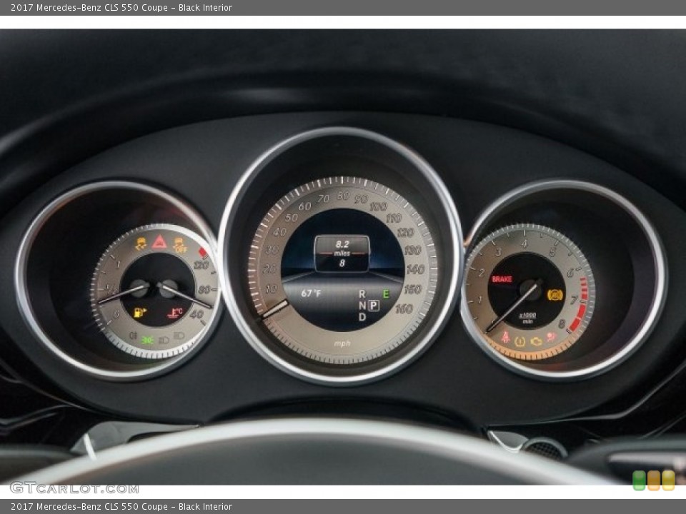 Black Interior Gauges for the 2017 Mercedes-Benz CLS 550 Coupe #119271541