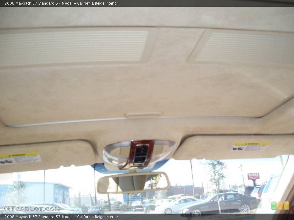 California Beige Interior Sunroof for the 2008 Maybach 57  #11928663