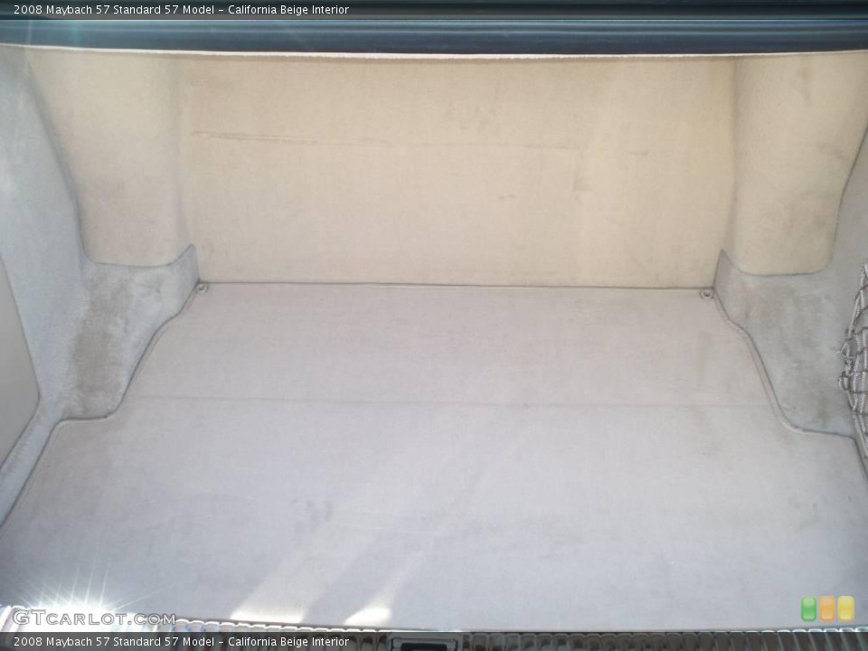 California Beige Interior Trunk for the 2008 Maybach 57  #11928813