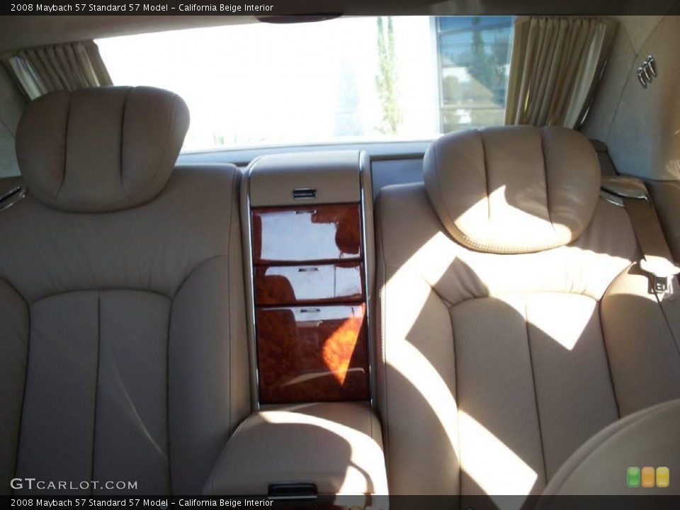 California Beige 2008 Maybach 57 Interiors