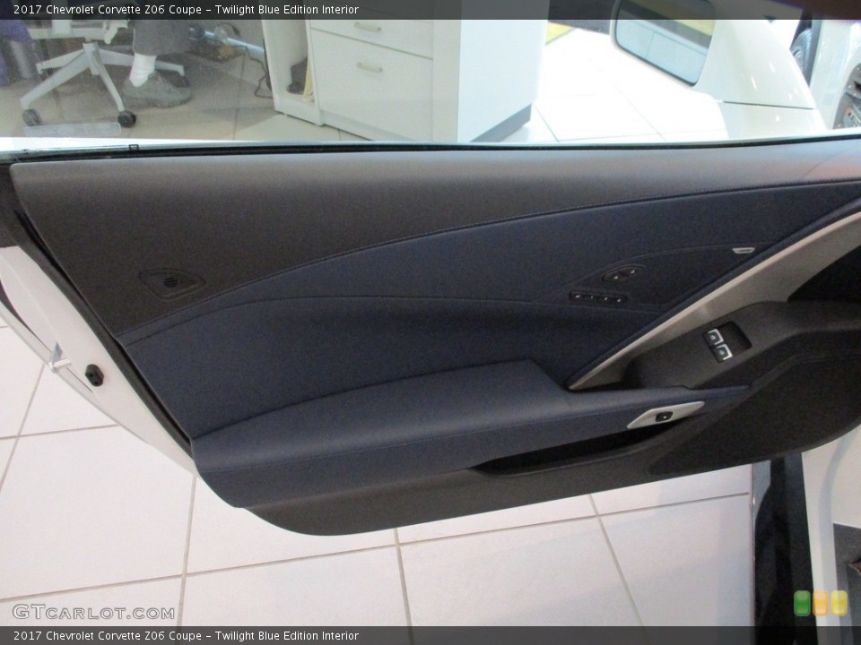 Twilight Blue Edition Interior Door Panel for the 2017 Chevrolet Corvette Z06 Coupe #119295221