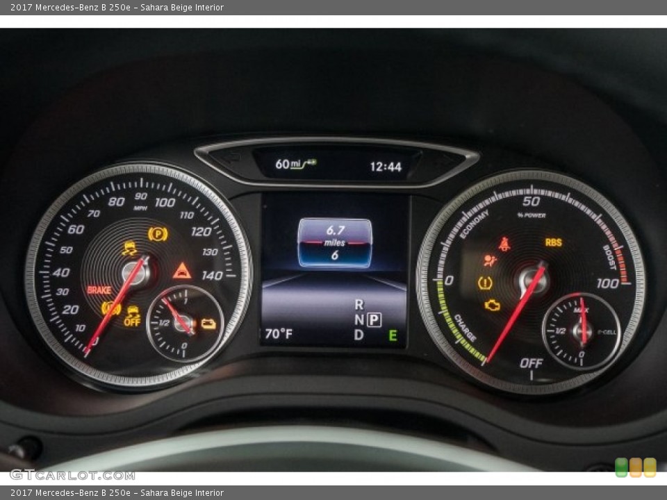 Sahara Beige Interior Gauges for the 2017 Mercedes-Benz B 250e #119297774