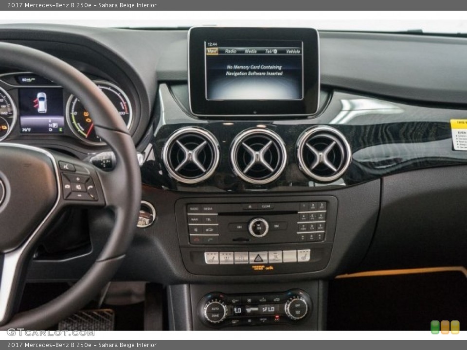 Sahara Beige Interior Controls for the 2017 Mercedes-Benz B 250e #119297789