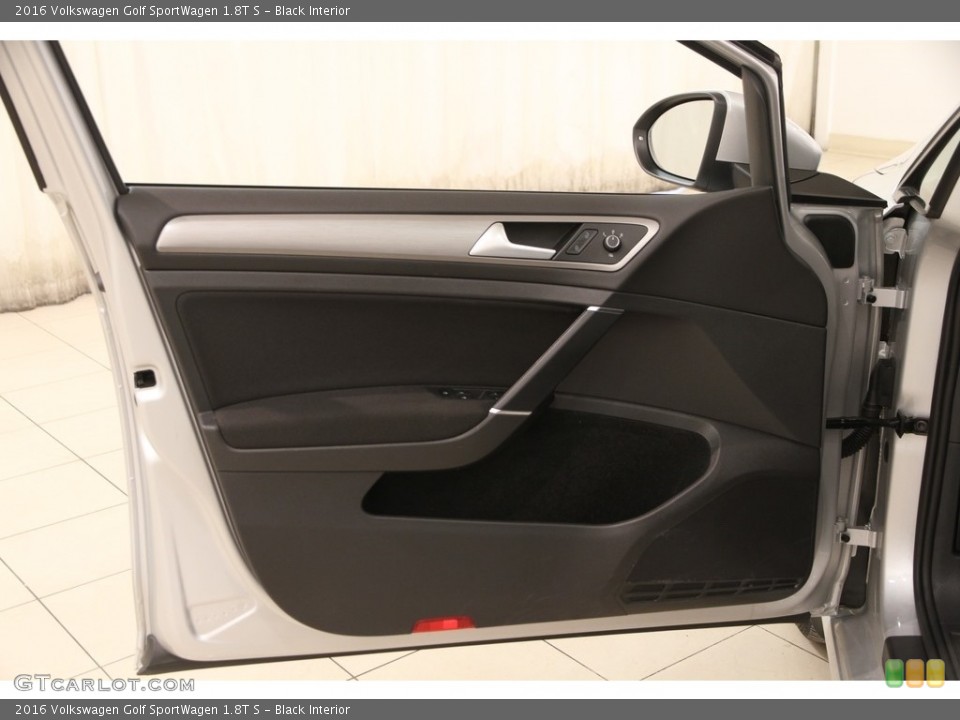 Black Interior Door Panel for the 2016 Volkswagen Golf SportWagen 1.8T S #119298986