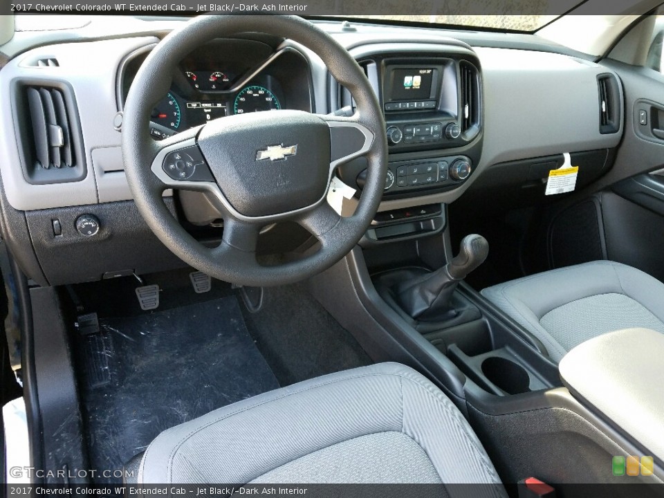 Jet Black/­Dark Ash Interior Front Seat for the 2017 Chevrolet Colorado WT Extended Cab #119302451