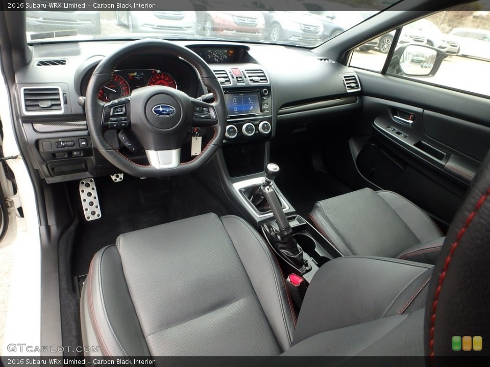 Carbon Black Interior Photo for the 2016 Subaru WRX Limited #119305166