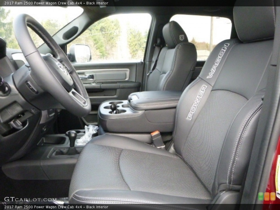 Black Interior Front Seat for the 2017 Ram 2500 Power Wagon Crew Cab 4x4 #119307353