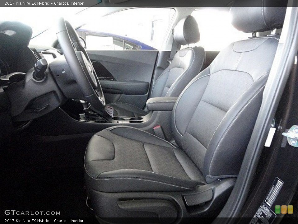 Charcoal Interior Front Seat for the 2017 Kia Niro EX Hybrid #119312942