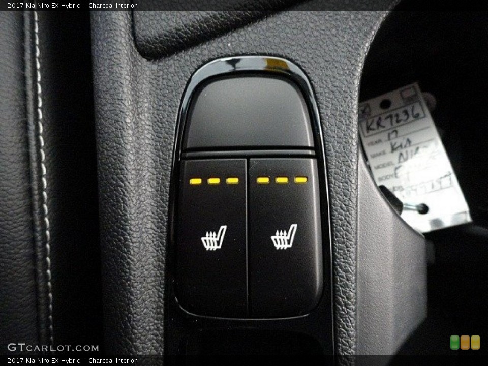 Charcoal Interior Controls for the 2017 Kia Niro EX Hybrid #119312974