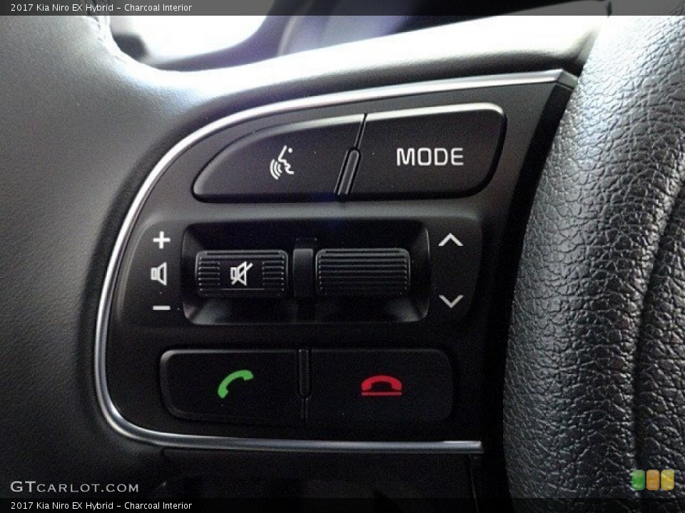 Charcoal Interior Controls for the 2017 Kia Niro EX Hybrid #119313089
