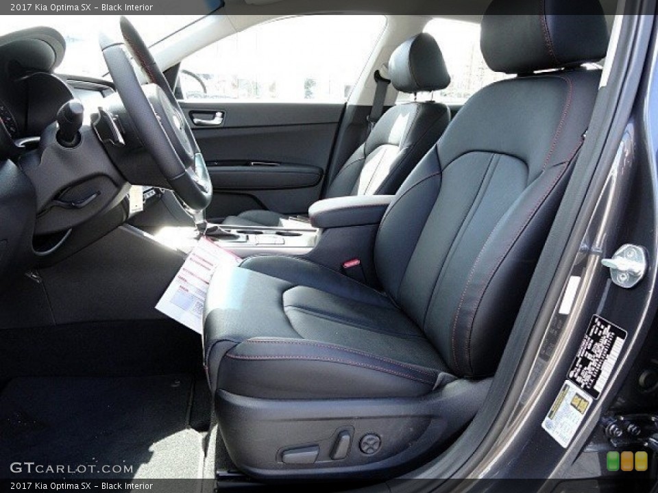 Black Interior Front Seat for the 2017 Kia Optima SX #119313497