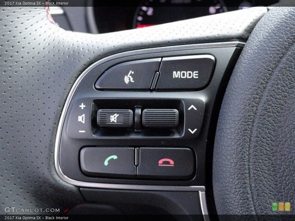 Black Interior Controls for the 2017 Kia Optima SX #119313596
