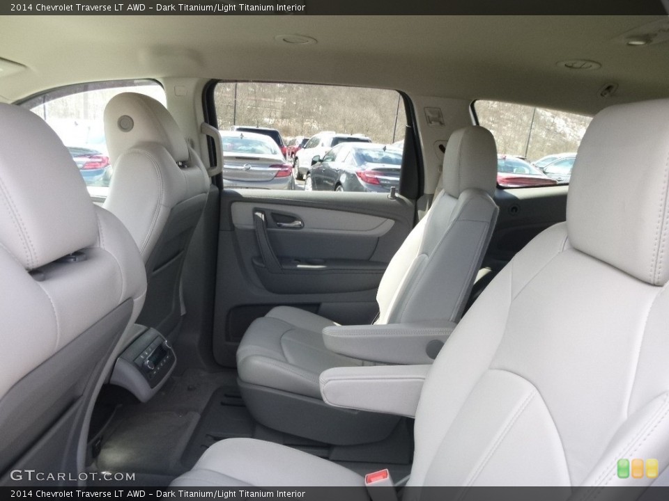 Dark Titanium/Light Titanium Interior Rear Seat for the 2014 Chevrolet Traverse LT AWD #119314376