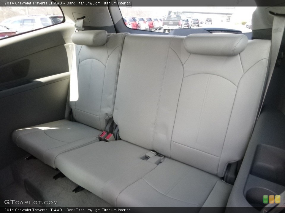 Dark Titanium/Light Titanium Interior Rear Seat for the 2014 Chevrolet Traverse LT AWD #119314391