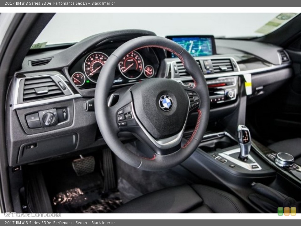 Black Interior Dashboard for the 2017 BMW 3 Series 330e iPerfomance Sedan #119314628