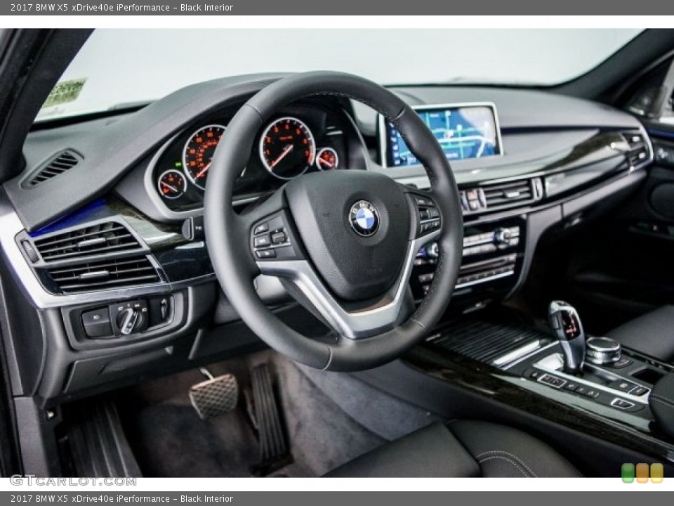Black Interior Dashboard for the 2017 BMW X5 xDrive40e iPerformance #119318288
