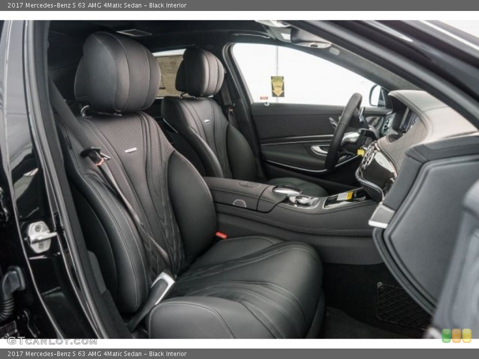 Black Interior Photo for the 2017 Mercedes-Benz S 63 AMG 4Matic Sedan #119325318