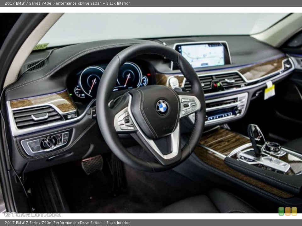 Black Interior Dashboard for the 2017 BMW 7 Series 740e iPerformance xDrive Sedan #119325652