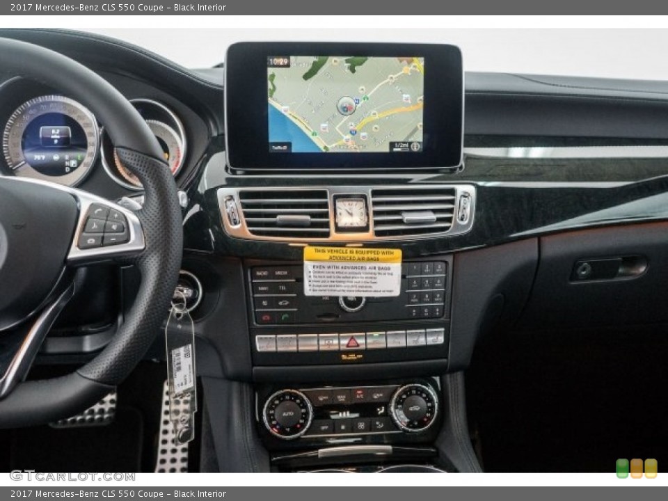 Black Interior Controls for the 2017 Mercedes-Benz CLS 550 Coupe #119326144