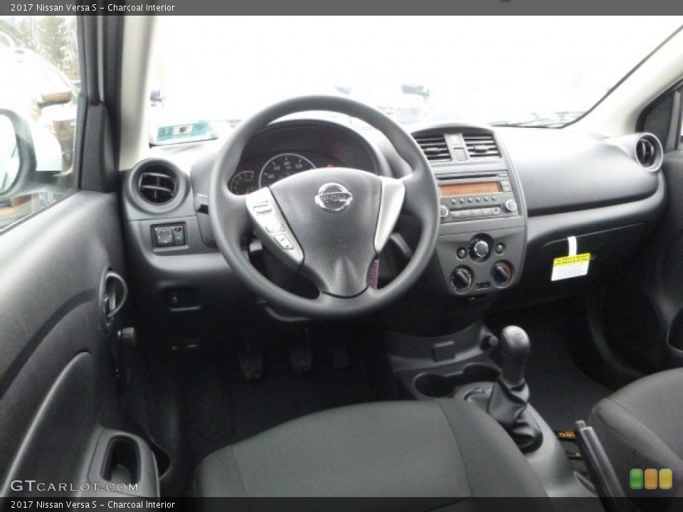Charcoal Interior Dashboard for the 2017 Nissan Versa S #119326663