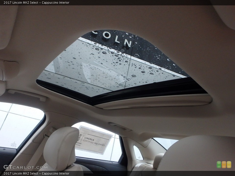 Cappuccino Interior Sunroof for the 2017 Lincoln MKZ Select #119327029