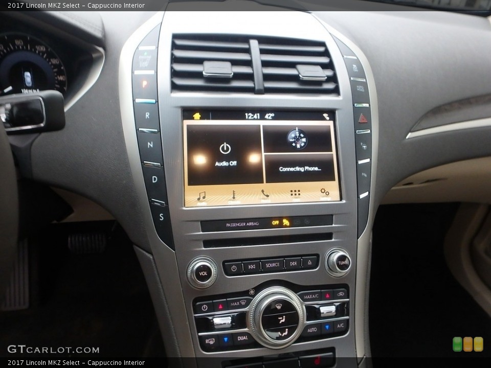 Cappuccino Interior Controls for the 2017 Lincoln MKZ Select #119327059