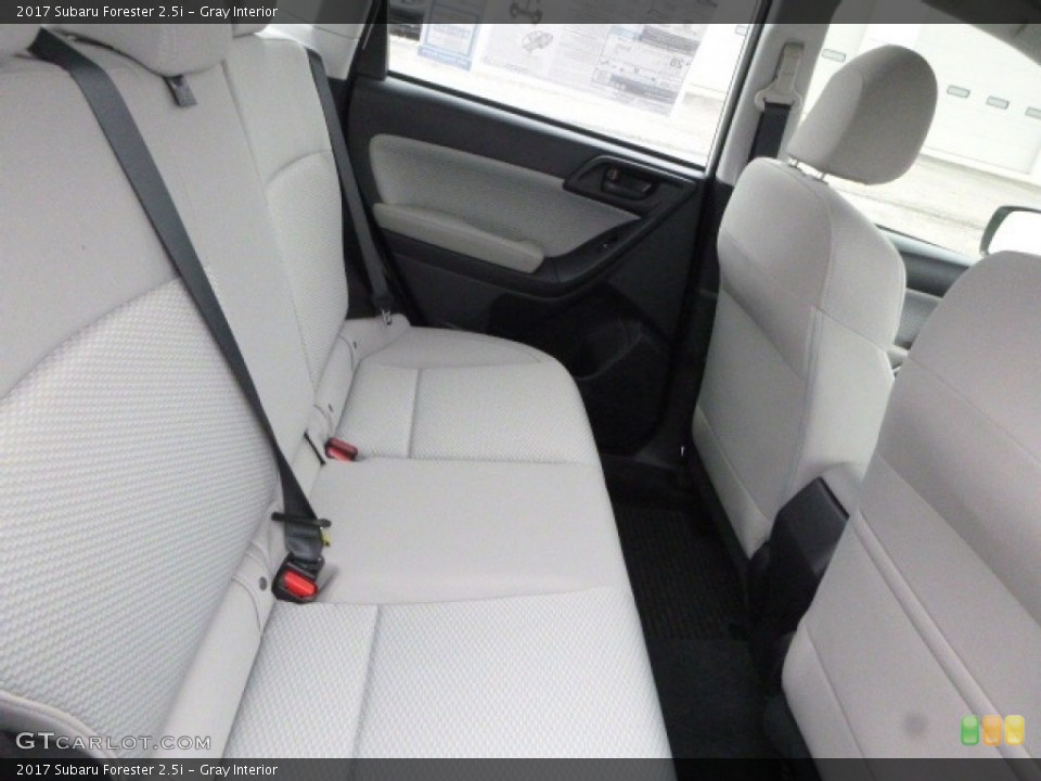 Gray Interior Rear Seat for the 2017 Subaru Forester 2.5i #119329273