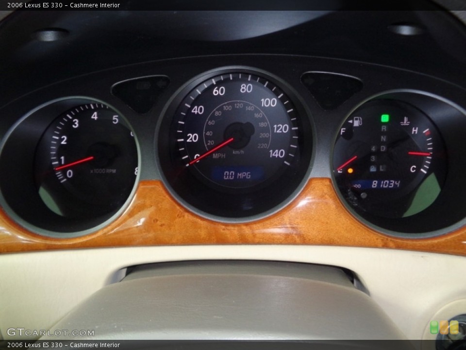 Cashmere Interior Gauges for the 2006 Lexus ES 330 #119329366