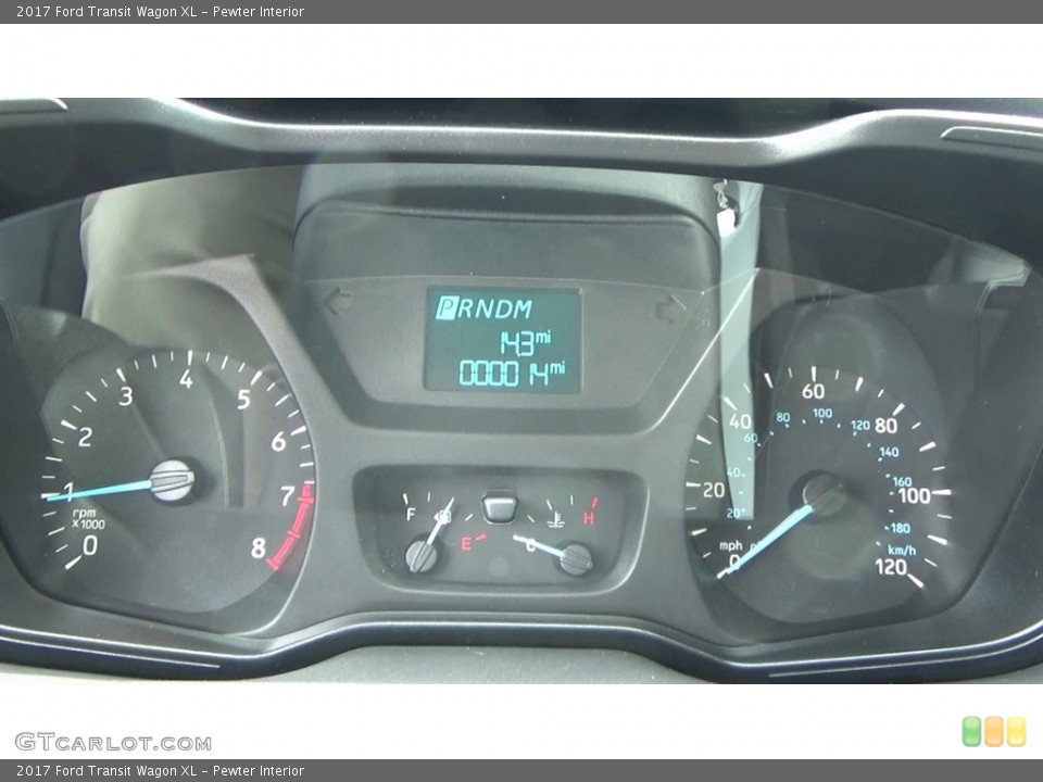 Pewter Interior Gauges for the 2017 Ford Transit Wagon XL #119335032