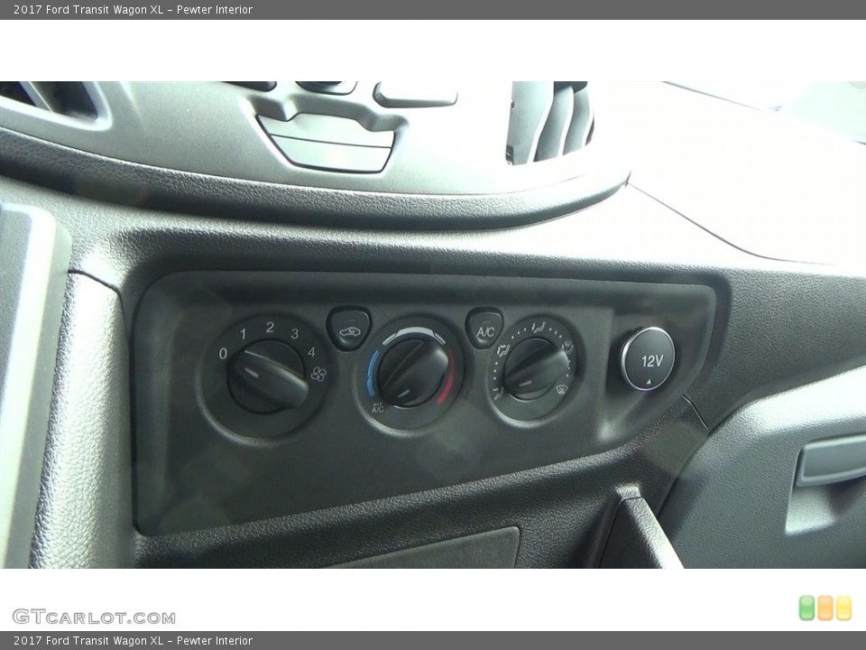 Pewter Interior Controls for the 2017 Ford Transit Wagon XL #119335056