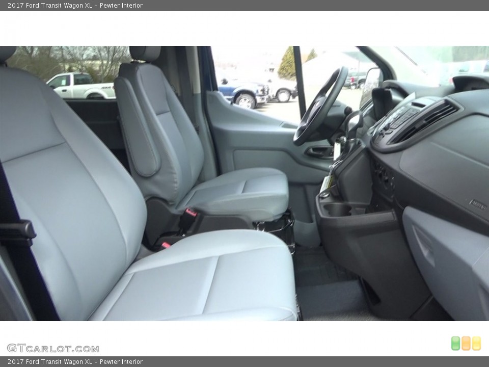 Pewter Interior Front Seat for the 2017 Ford Transit Wagon XL #119335137