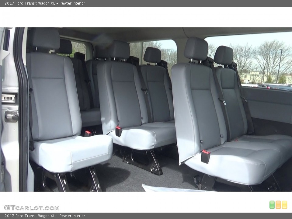 Pewter Interior Rear Seat for the 2017 Ford Transit Wagon XL #119335437