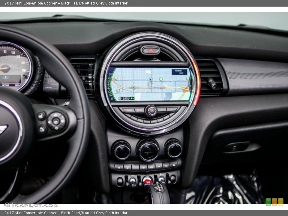 Black Pearl/Mottled Grey Cloth Interior Navigation for the 2017 Mini Convertible Cooper #119336286